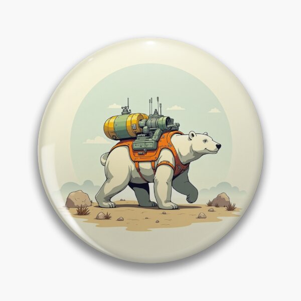 Item preview, Roaming Bear with Tech to Spare (V3) designed and sold by SabaMirzique.