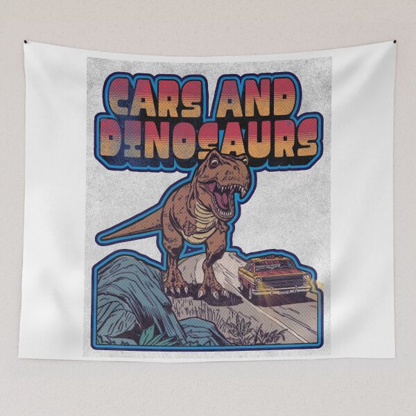 Item preview, CARS AND DINOSAURS designed and sold by ZimnyDran.