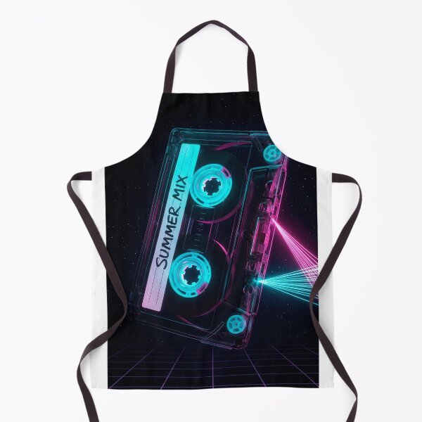 Item preview, Neon Cassette Tape - 80s Summer Mixtape designed and sold by powersunlight.