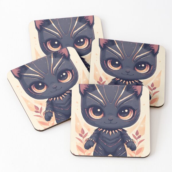 Item preview, Cute Black Cat From Wakanda designed and sold by owi-art.