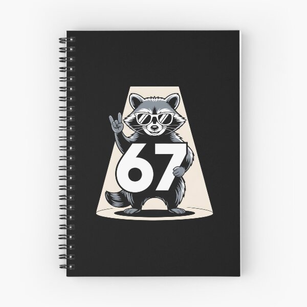 Item preview, Cool Raccoon 67 – Funny Birthday Animal Design designed and sold by SoftStyleStudio ⭐⭐⭐.