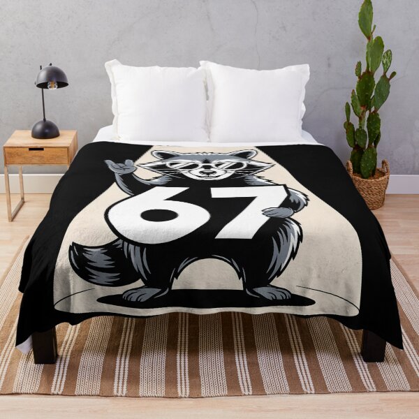 Item preview, Cool Raccoon 67 – Funny Birthday Animal Design designed and sold by SoftStyleStudio ⭐⭐⭐.