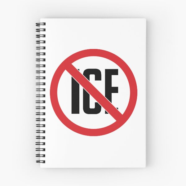 Item preview, NO ICE Protest Symbol – Anti-ICE Activism Graphic | Justice for Renee Good | Immigration Protest Art designed and sold by BrainBubbleArt.