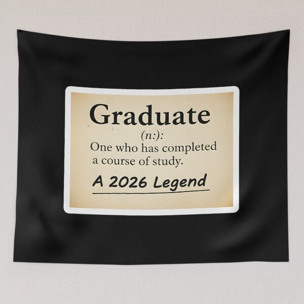 Item preview, Vibrant Retro Groovy Class of 2026 Graduation designed and sold by Silent Watch Threads..