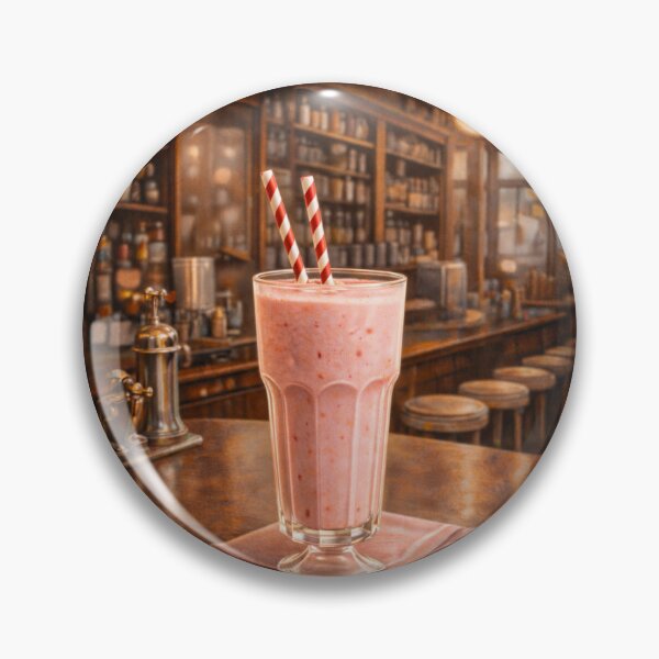 Item preview, One Milkshake, Two Hearts – Soda Fountain Valentine designed and sold by Novel Works Studio.