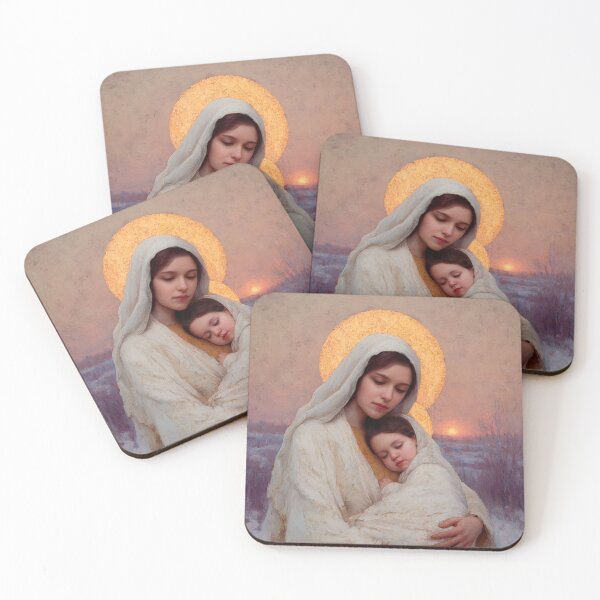 Item preview, The Love That Stays - Mother Mary and the Christ Child designed and sold by SanctifiedSouls.