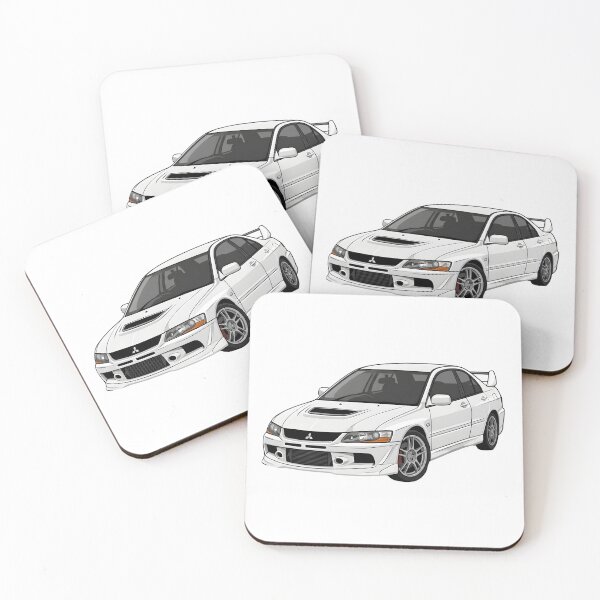 Item preview, Mitsubishi Lancer Evolution IX - White designed and sold by dpCarDesign.