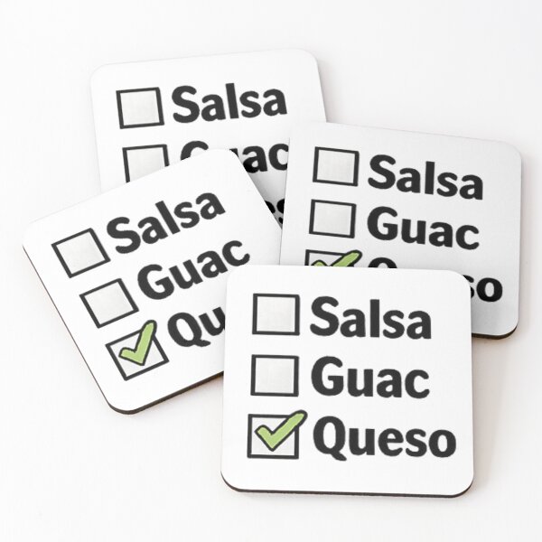 Item preview, Salsa ☐ Guac ☐ Queso ☑ designed and sold by Wei Tees.
