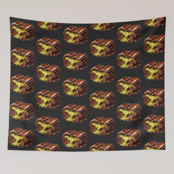 Item preview, Luxury Pistachio Chocolate Bar Art designed and sold by MeghannsMinimalMeals.