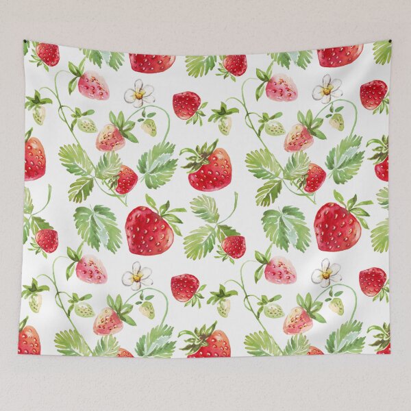 Item preview, Simple Strawberry Spread designed and sold by AnimaliaStar.