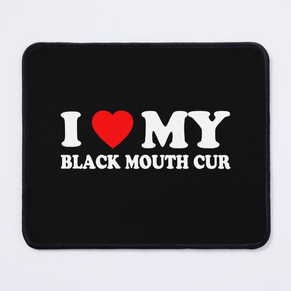 Item preview, I Love My  Black Mouth Cur Heart Dog Gift designed and sold by Guarddogdrive.