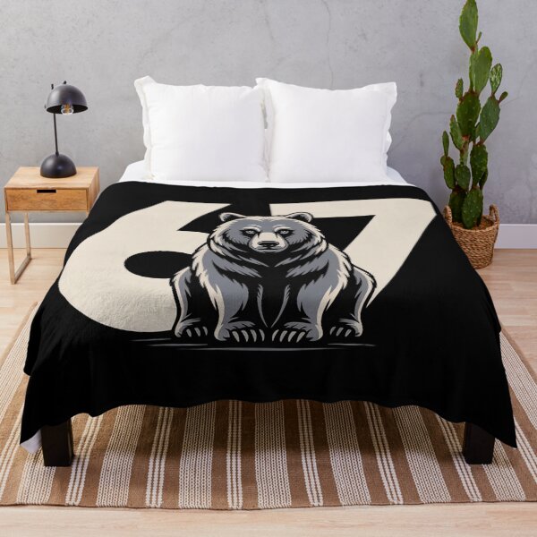 Item preview, Strong Bear 67 – Bold Animal Number Design designed and sold by SoftStyleStudio ⭐⭐⭐.