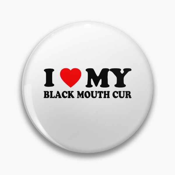 Item preview, I Love My  Black Mouth Cur Heart Dog Gift designed and sold by Guarddogdrive.