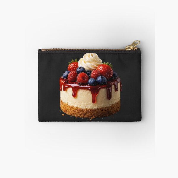 Item preview, Ultra Realistic Berry Cheesecake Dessert Illustration – Hyper-Real Food Art designed and sold by MeghannsMinimalMeals.