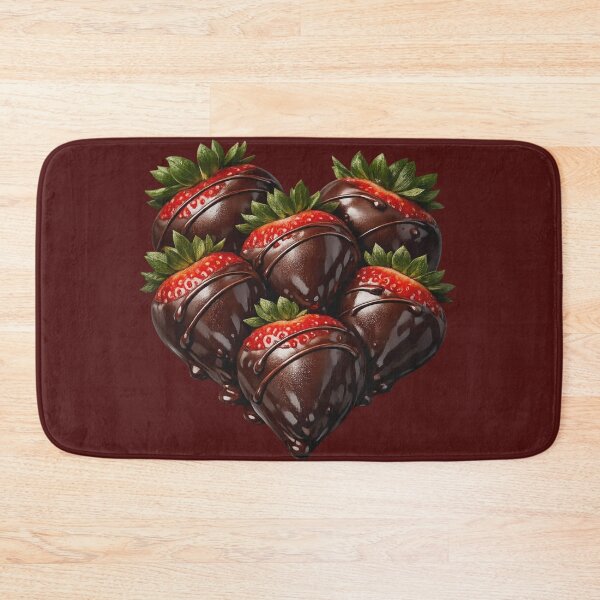 Item preview, Ultra Realistic Chocolate Covered Strawberries – Valentine’s Day Dessert Food Art, Romantic Indulgent Treat Illustration designed and sold by MeghannsMinimalMeals.