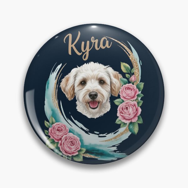 Item preview, Elegant Floral Pet Portrait - "Kyra" Edition designed and sold by Sza1a.