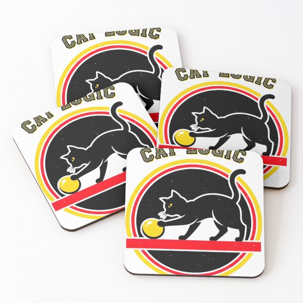 Item preview, Cat Logic – Vintage Retro Logo Design designed and sold by Pollock.