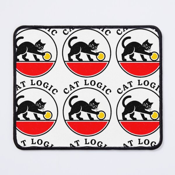 Item preview, Feline Behavior Emblem – Minimal Vintage Cat Art designed and sold by Pollock.