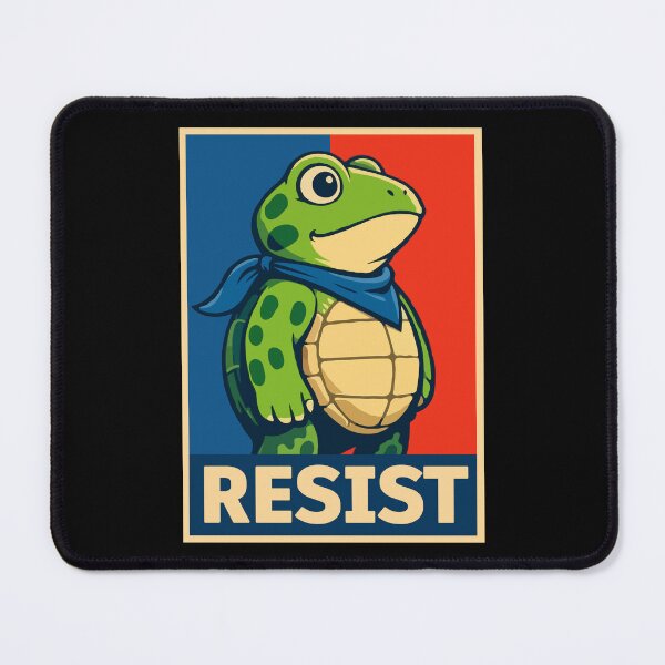 Item preview, Resist ICE Frog Protest Art – Bold Freedom Illustration, Anti-ICE Activist Graphic Inspired by Renee Good designed and sold by BrainBubbleArt.