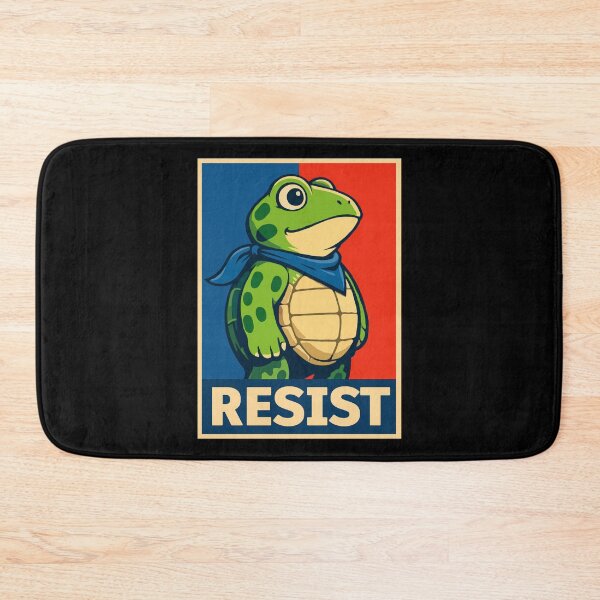 Item preview, Resist ICE Frog Protest Art – Bold Freedom Illustration, Anti-ICE Activist Graphic Inspired by Renee Good designed and sold by BrainBubbleArt.