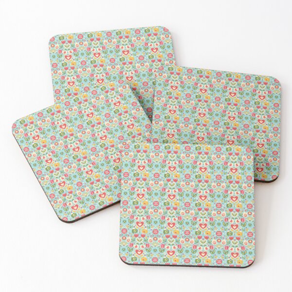 Item preview, Folk Art Floral Motifs – Seamless Scandinavian Folk Art Pattern by heidiannemorris © designed and sold by FOLK ART FUSION by heidiannemorris.