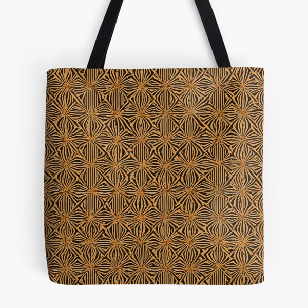 Item preview, Vibrant Dance of Contrast: An Intricate Journey Through Orange and Black Lines designed and sold by Virtuals1.