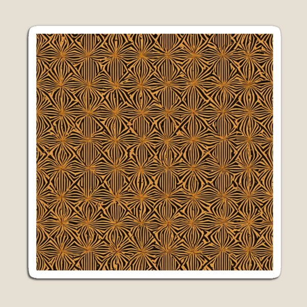 Item preview, Vibrant Dance of Contrast: An Intricate Journey Through Orange and Black Lines designed and sold by Virtuals1.