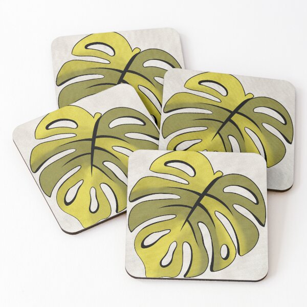 Item preview, Monstera Lemon Lime designed and sold by Moonlit Fig Design.