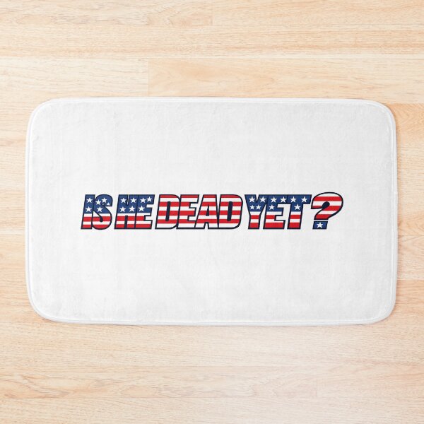 Item preview, IS HE DEAD YET? USA Flag Black Outline designed and sold by ishedeadyet.