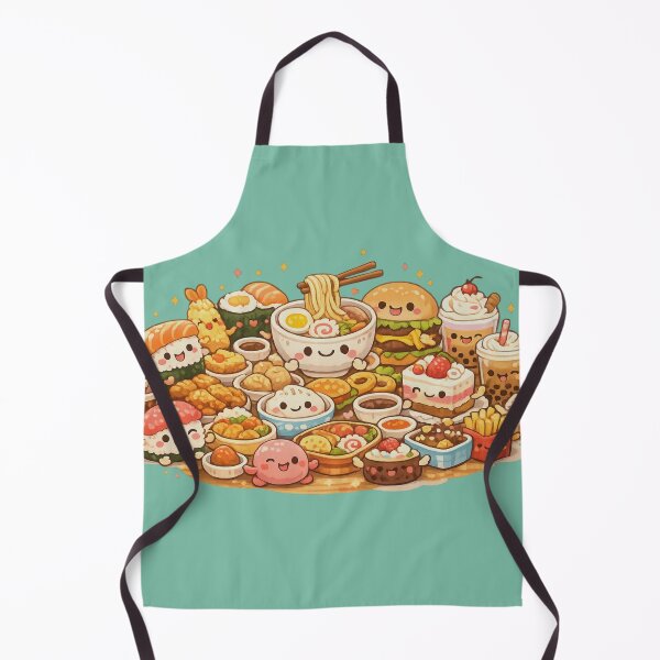 Artikelvorschau, Kawaii Mukbang Food Friends – Niedliche anthropomorphe Snack-Cartoon-Kunst, verspielte Sticker & Druckdesigns entworfen und verkauft von MeghannsMinimalMeals.