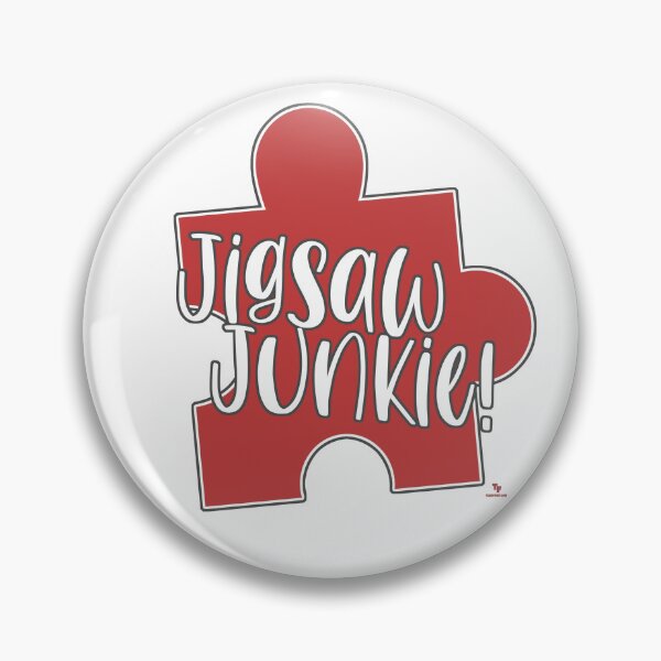 Item preview, Jigsaw Junkie Funny Puzzle Hobby Logo designed and sold by mytshirtfort.
