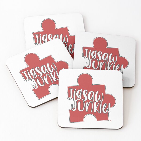 Item preview, Jigsaw Junkie Funny Puzzle Hobby Logo designed and sold by mytshirtfort.