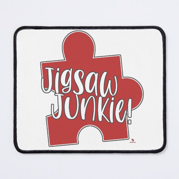 Item preview, Jigsaw Junkie Funny Puzzle Hobby Logo designed and sold by mytshirtfort.