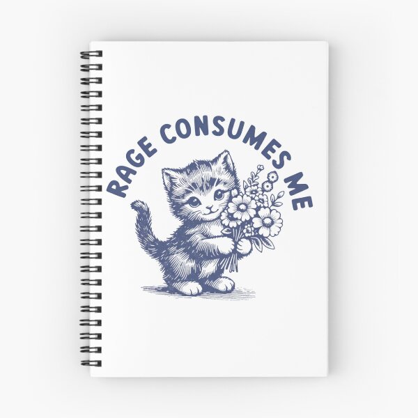 Item preview, Rage Consumes Me Shirt, Cute Cat Meme  designed and sold by Meryem Mamouni.