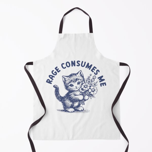 Item preview, Rage Consumes Me Shirt, Cute Cat Meme designed and sold by Meryem Mamouni.