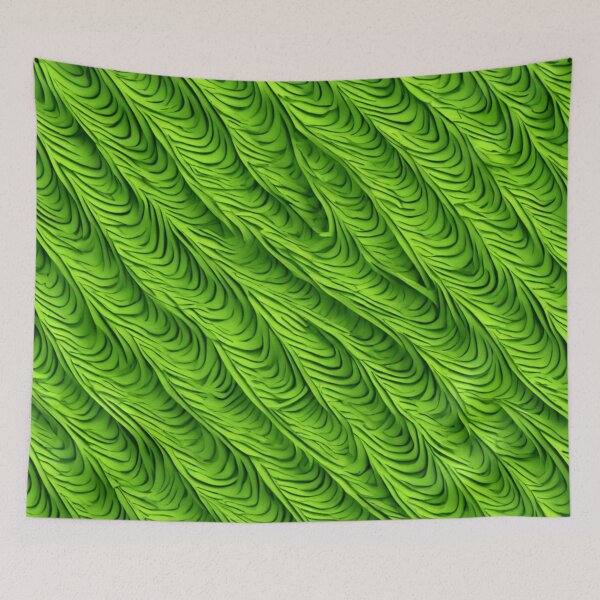 Item preview, The Whispering Embrace of Nature: A Tapestry of Enchanted Green Leaves Intertwined in Harmonious Abandon designed and sold by Virtuals1.