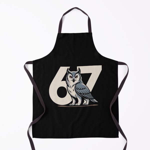 Item preview, Wise Owl 67 – Strong Spirit Animal Number Design designed and sold by SoftStyleStudio ⭐⭐⭐.
