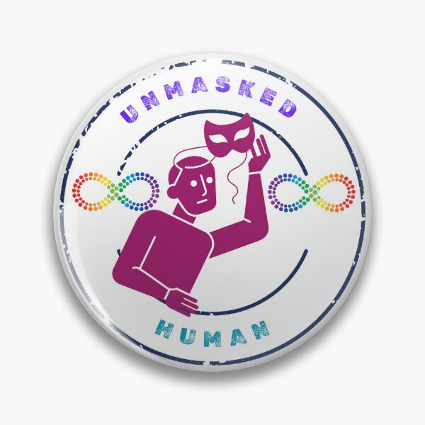 Item preview, Unmasked Human at work… designed and sold by Everyday Empathic Arts.