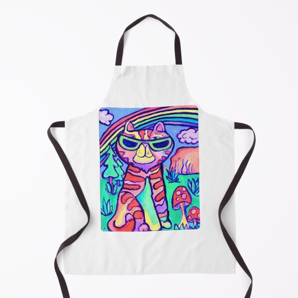 Item preview, Neon Cat Cool Art Painting Fun Design designed and sold by mytshirtfort.