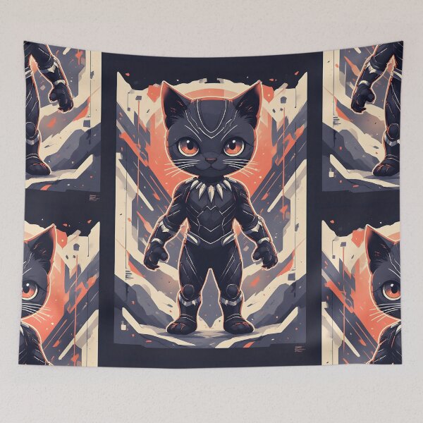 Item preview, Black Kitten From Wakanda designed and sold by owi-art.