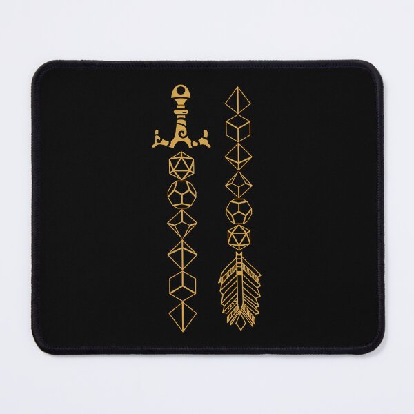 Item preview, Polyhedral Dice Set Sword And Arrow Tabletop Rpg Gaming designed and sold by saulemik.