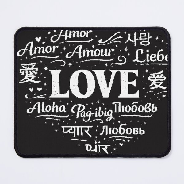 Item preview, LOVE in different Languages  designed and sold by NativeGraffix.