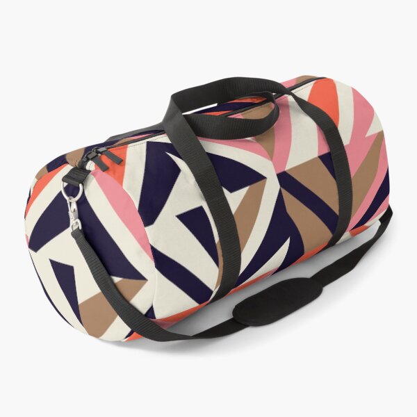 Item preview, Retro Pink Orange Black Tan Abstract Mod Geometric designed and sold by RetroMaggie.