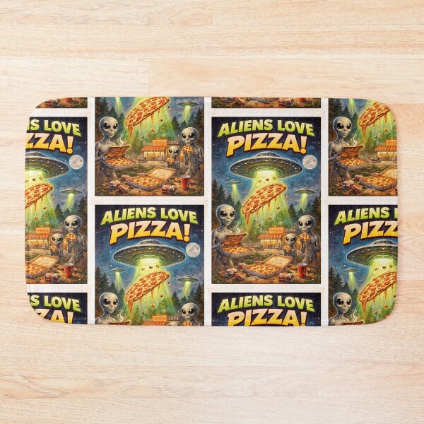 Item preview, Aleins LOVE PIZZA designed and sold by PIXEL POP DESIGNS - Beyond the Norm!.