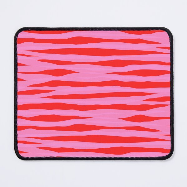 Item preview, Abstracted Organic Stripes Pattern in Preppy Pink and Red designed and sold by kierkegaard.