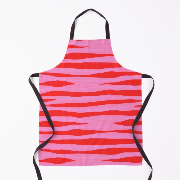 Item preview, Abstracted Organic Stripes Pattern in Preppy Pink and Red designed and sold by kierkegaard.