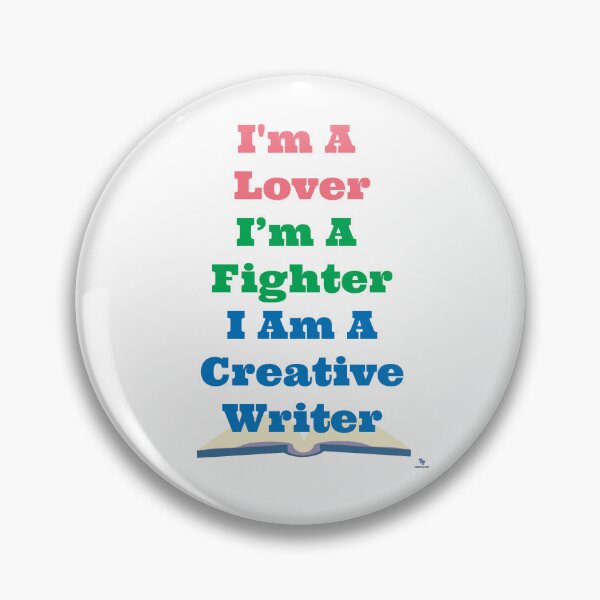 Item preview, Lover Fighter Creative Writer Epic Author Slogan designed and sold by mytshirtfort.