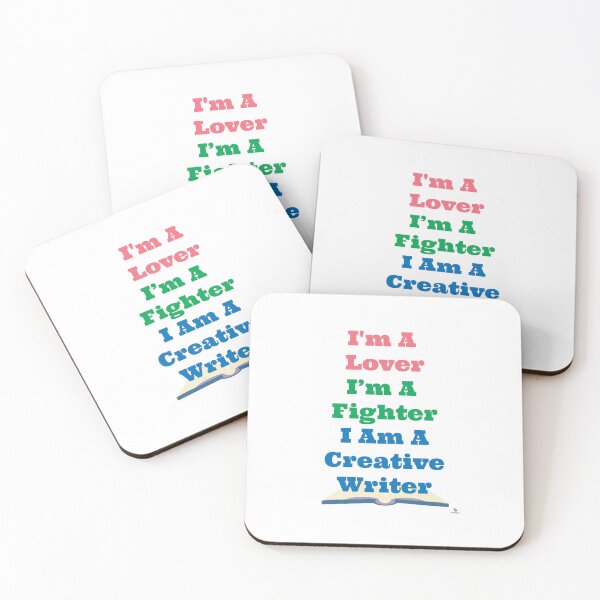 Item preview, Lover Fighter Creative Writer Epic Author Slogan designed and sold by mytshirtfort.