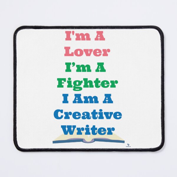 Item preview, Lover Fighter Creative Writer Epic Author Slogan designed and sold by mytshirtfort.