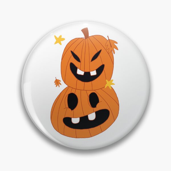 Item preview, Evils orange Pumpkin Face – Spooky Halloween Illustration designed and sold by chicadelosrulos.